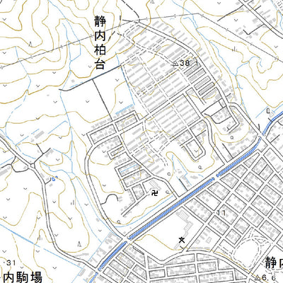 634242 静内 （しずない Shizunai）, 地形図