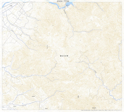 634244 ペラリ山 （ぺらりやま Perariyama）, 地形図
