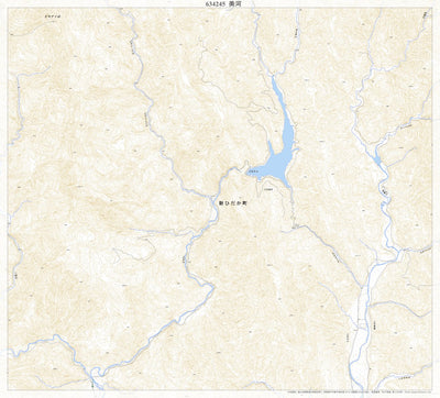634245 美河 （みかわ Mikawa）, 地形図