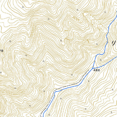634273 貫気別山 （ぬきべつやま Nukibetsuyama）, 地形図