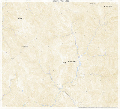 634275 イドンナップ岳 （いどんなっぷだけ Idonnappudake）, 地形図