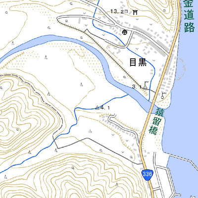 634312 日高目黒 （ひだかめぐろ Hidakameguro）, 地形図