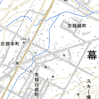 634362 忠類 （ちゅうるい Churui）, 地形図