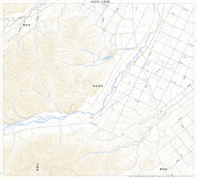 634370 上札内 （かみさつない Kamisatsunai）, 地形図