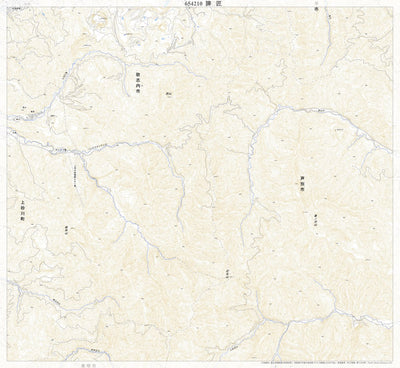 654210 文珠 （もんじゅ Monju）, 地形図