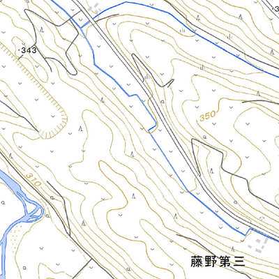 654224 置杵牛 （おききにうし Okikiniushi）, 地形図