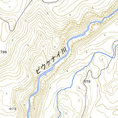 654235 俵真布 （たわらまっぷ Tawaramappu）, 地形図