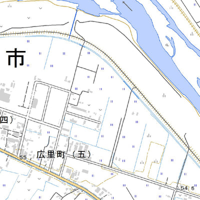 654240 石狩深川 （いしかりふかがわ Ishikarifukagawa）, 地形図