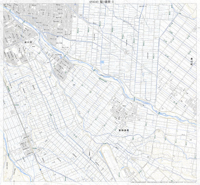 654243 西神楽 （にしかぐら Nishikagura）, 地形図