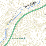654251 上湯内 （かみゆない Kamiyunai）, 地形図