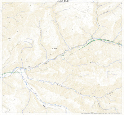 654267 中越 （なかこし Nakakoshi）, 地形図