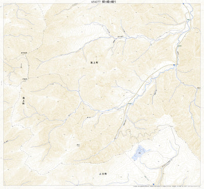 654277 天塩岳 （てしおだけ Teshiodake）, 地形図