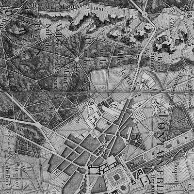 Forêt de Fontainebleau 1778