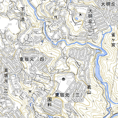 473034 鹿児島北部 （かごしまほくぶ Kagoshimahokubu）, 地形図