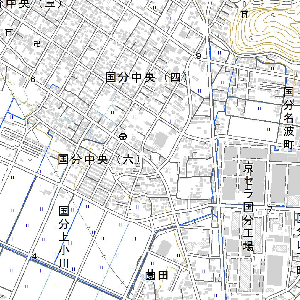 473046 国分 （こくぶ Kokubu）, 地形図 Map by Pacific Spatial