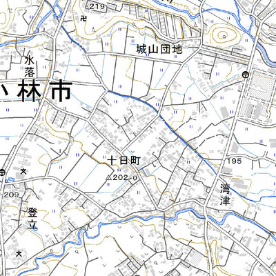 473077 日向小林 （ひゅうがこばやし Hyugakobayashi）, 地形図