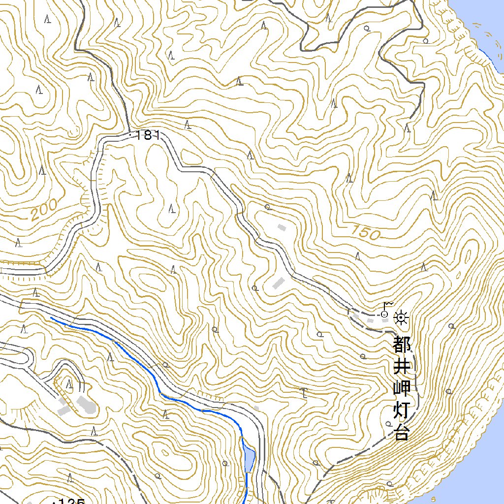 473102 都井岬 （といみさき Toimisaki）, 地形図 Map by Pacific