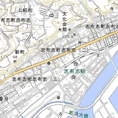 473110 志布志 （しぶし Shibushi）, 地形図
