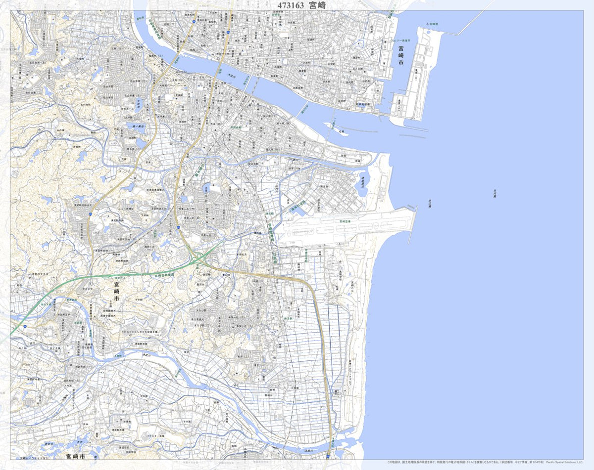 473163 宮崎 （みやざき Miyazaki）, 地形図 Map by Pacific Spatial Solutions, Inc ...