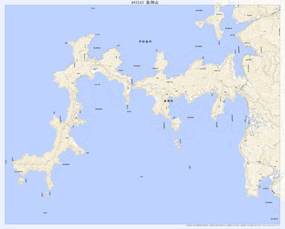 493243 魚神山 （ながみやま Nagamiyama）, 地形図