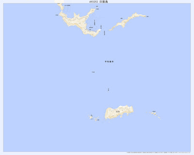 493252 日振島 （ひぶりしま Hiburishima）, 地形図