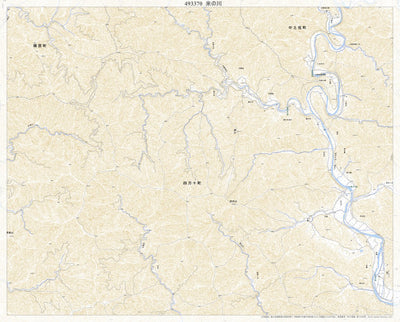 493370 米の川 （こめのかわ Komenokawa）, 地形図