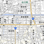 533310 松江 （まつえ Matsue）, 地形図