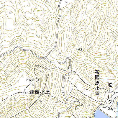 533314 船上山 （せんじょうさん Senjosan）, 地形図