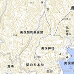 533322 美保関 （みほのせき Mihonoseki）, 地形図