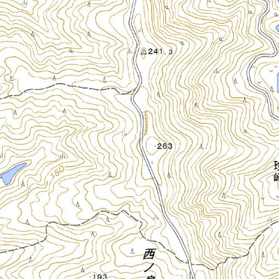 543207 西郷 （さいごう Saigo）, 地形図