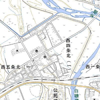 644430 白糠 （しらぬか Shiranuka）, 地形図