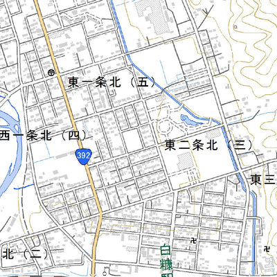 644430 白糠 （しらぬか Shiranuka）, 地形図
