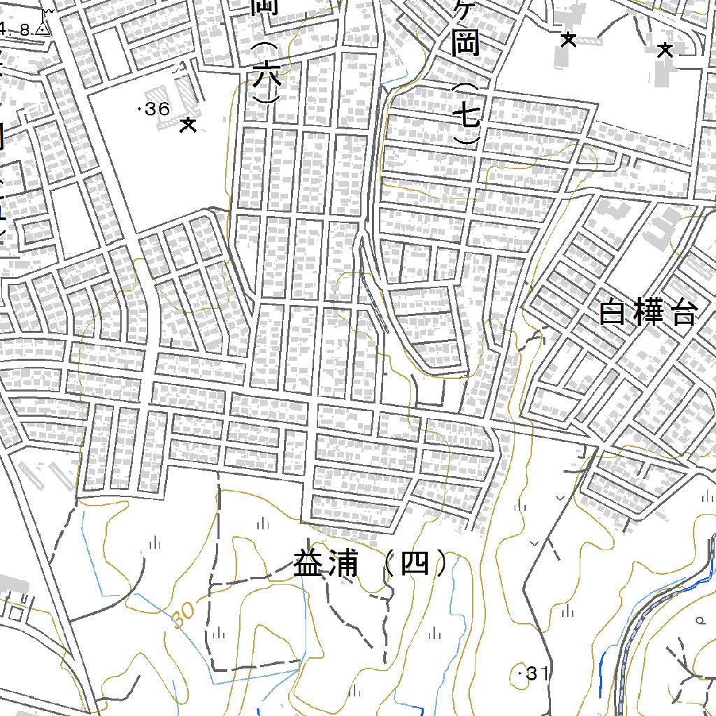 地図　neighborhood ロンT2枚セット 523425 姫路北部（ひめじほくぶ Himejihokubu）, 地形図 Map by