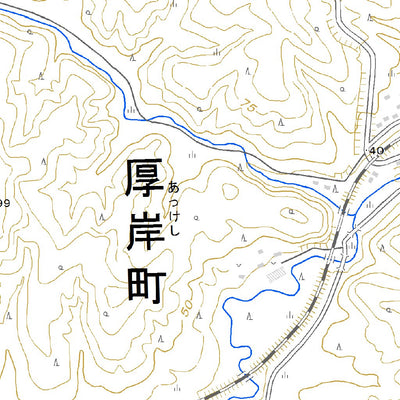 644444 上尾幌 （かみおぼろ Kamioboro）, 地形図