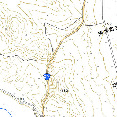 644461 徹別 （てしべつ Teshibetsu）, 地形図