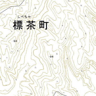 644474 標茶 （しべちゃ Shibecha）, 地形図