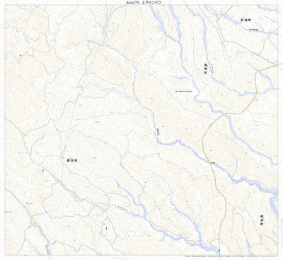 644475 上チャンベツ （かみちゃんべつ Kamichambetsu）, 地形図