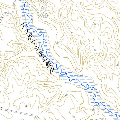 644476 フッポウシ川 （ふっぽうしがわ Fupposhigawa）, 地形図