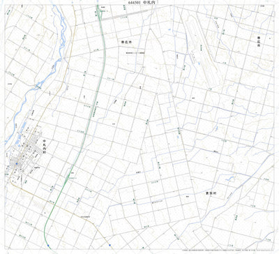 644301 中札内 （なかさつない Nakasatsunai）, 地形図