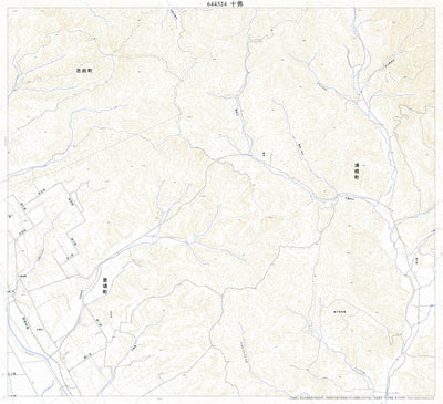 644324 十弗 （とおふつ Tofutsu）, 地形図
