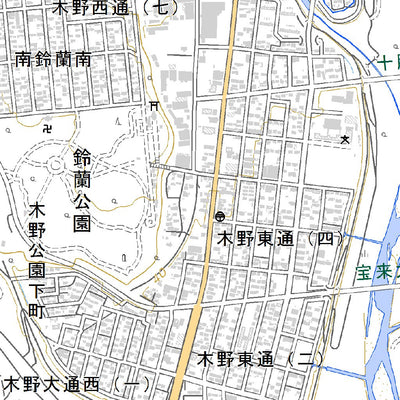 644331 帯広北部 （おびひろほくぶ Obihirohokubu）, 地形図