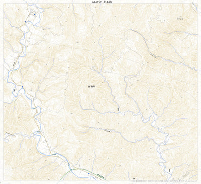 644357 上茶路 （かみちゃろ Kamicharo）, 地形図
