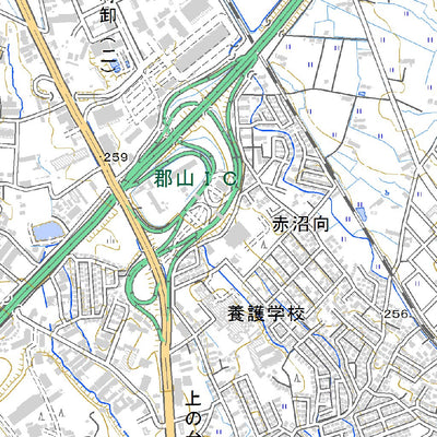 564012 磐梯熱海 （ばんだいあたみ Bandaiatami）, 地形図