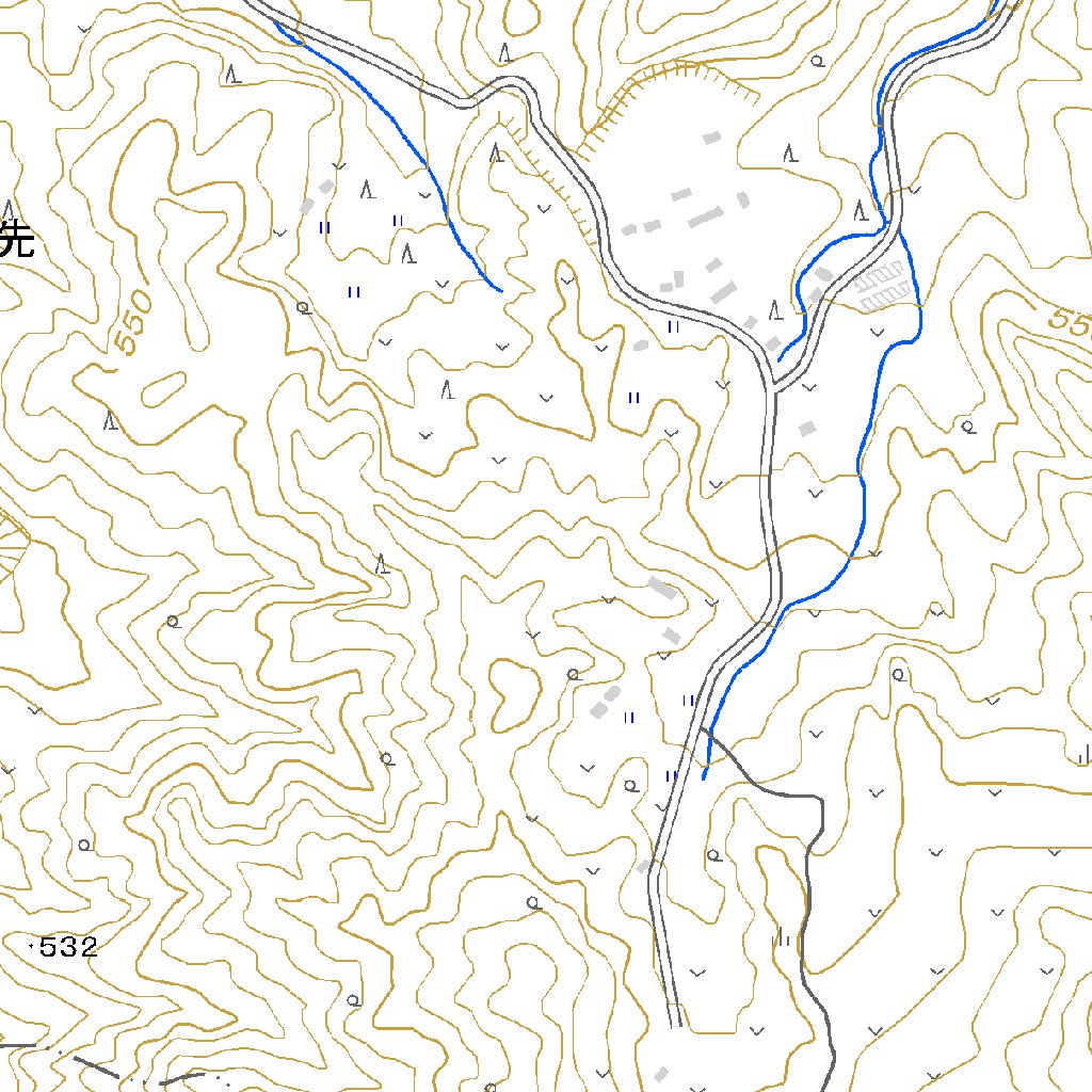 平地　島 564026 下津島 （しもつしま Shimotsushima）, 地形図 Map by Pacific