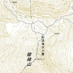 564030 磐梯山 （ばんだいさん Bandaisan）, 地形図