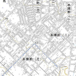 564037 原町 （はらまち Haramachi）, 地形図