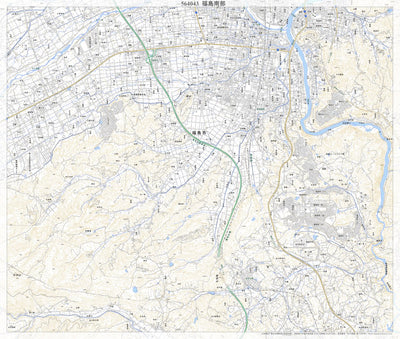 564043 福島南部 （ふくしまなんぶ Fukushimanambu）, 地形図