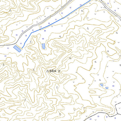 564045 萩平 （はぎだいら Hagidaira）, 地形図