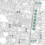 564053 福島北部 （ふくしまほくぶ Fukushimahokubu）, 地形図