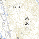 564060 米沢 （よねざわ Yonezawa）, 地形図